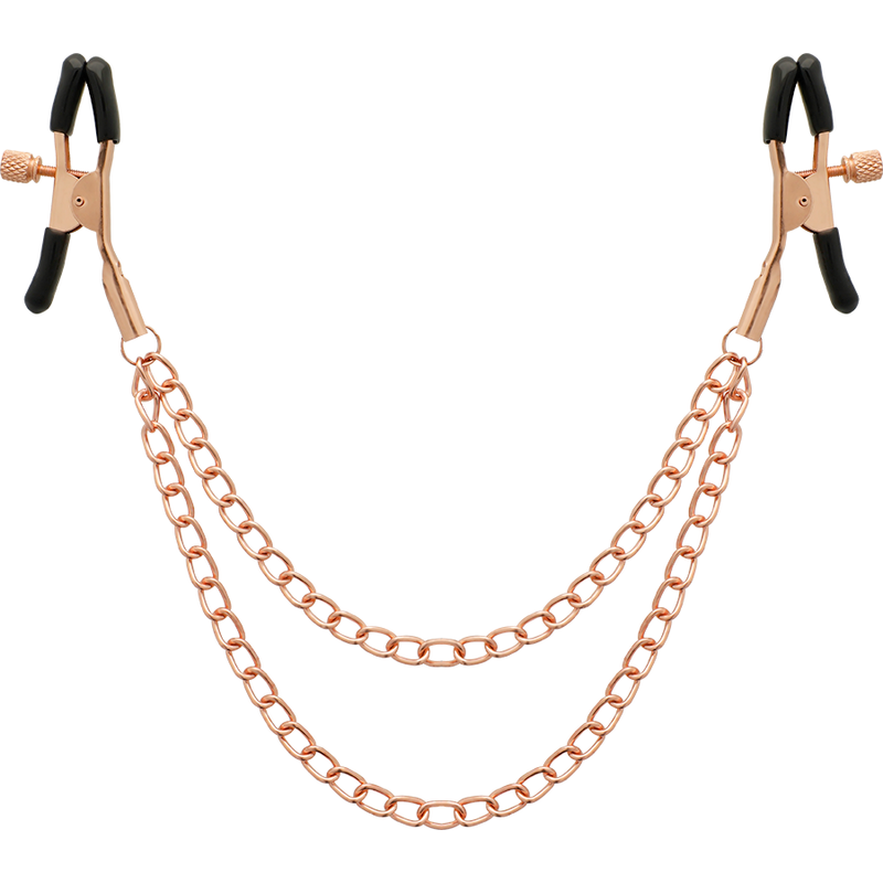 Coquette Chic Desire - Fantasy metal nipple clips met chain