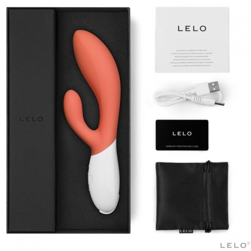 Lelo - Ina 3 luxury coral rabbitvibrator