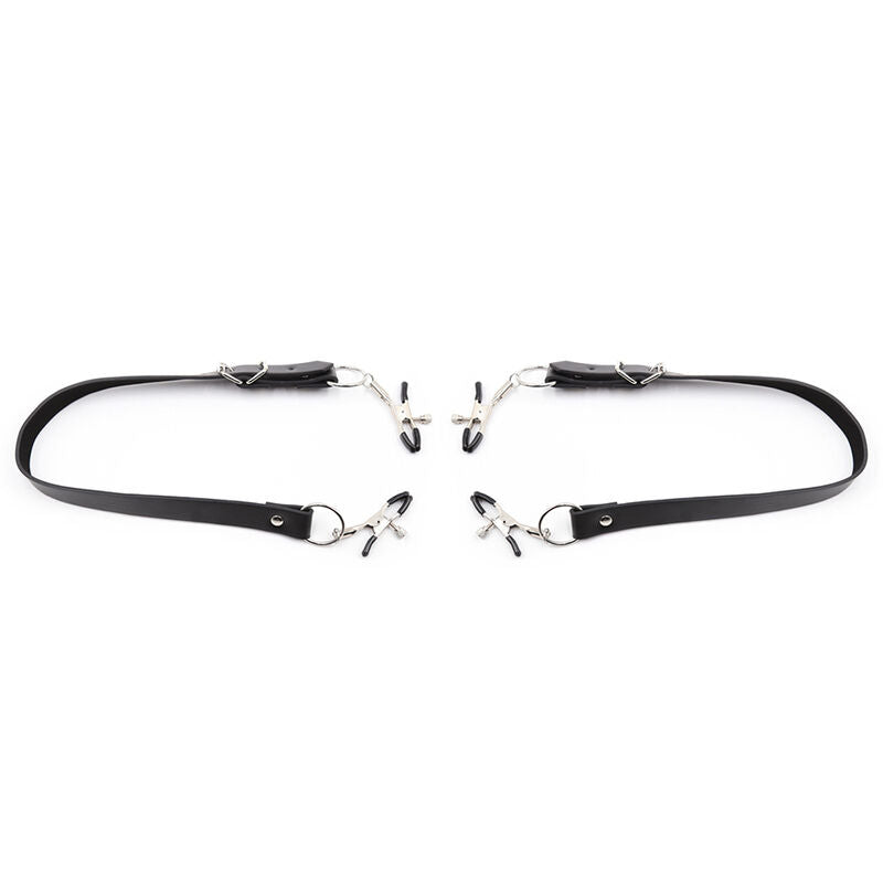 Ohmama Fetish - Clitoris clamps met leg straps