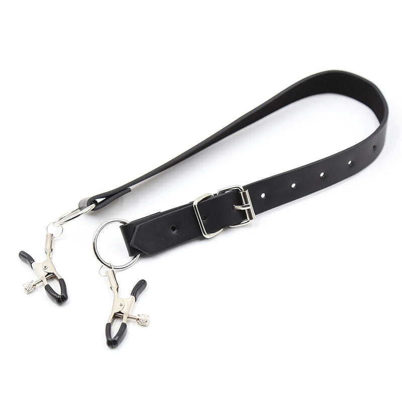 Ohmama Fetish - Clitoris clamps met leg straps