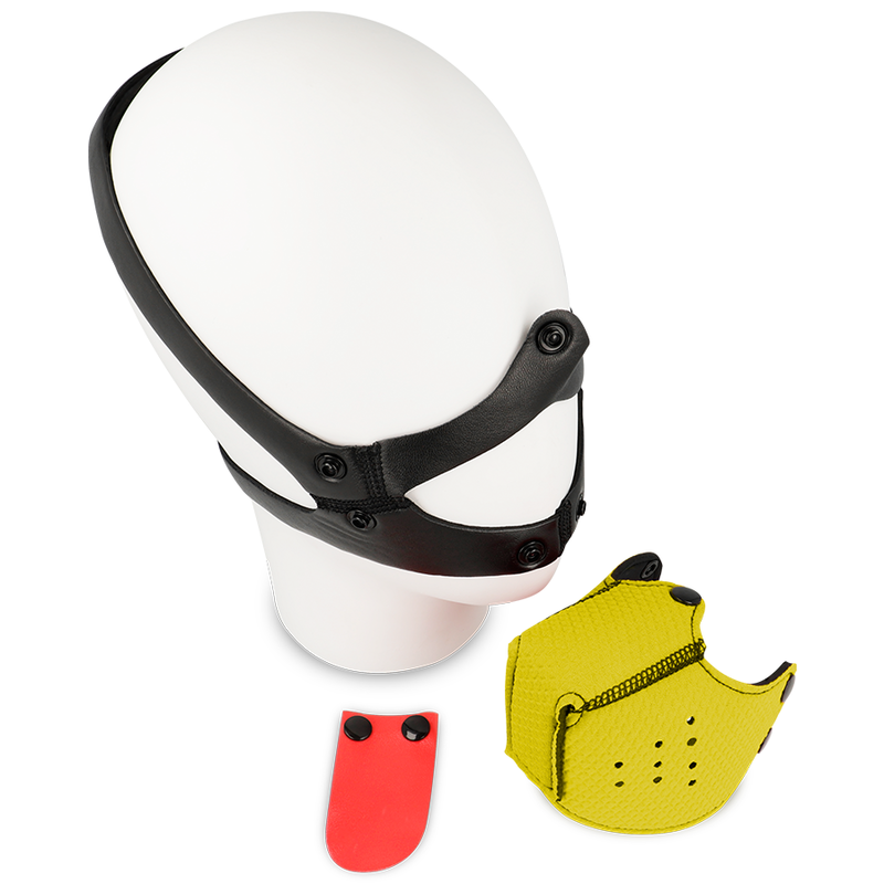 Ohmama Fetish Dog Muzzle - Geel