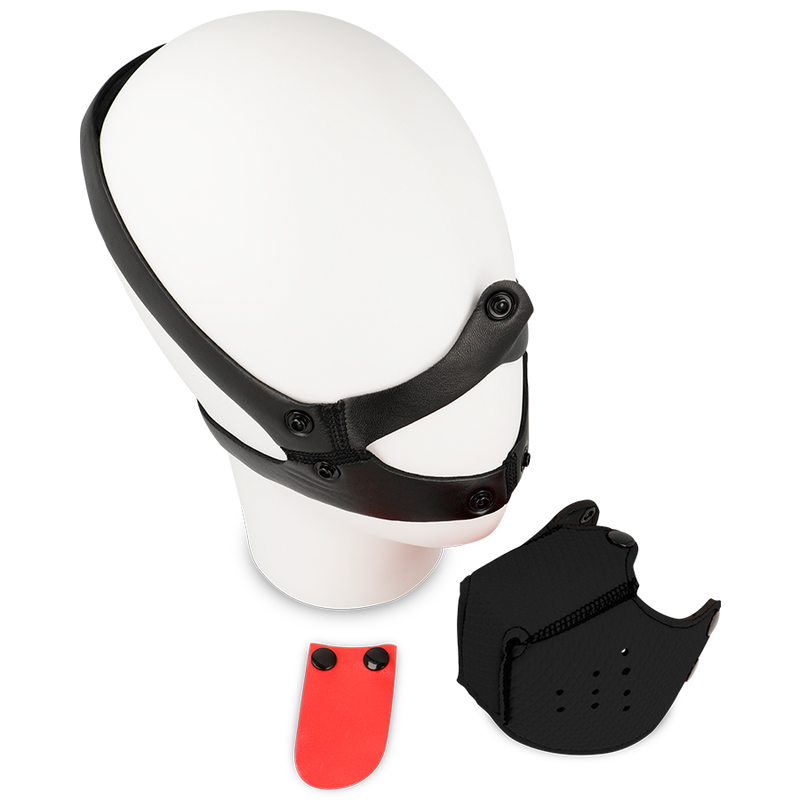 Ohmama Fetish Dog Muzzle - Zwart