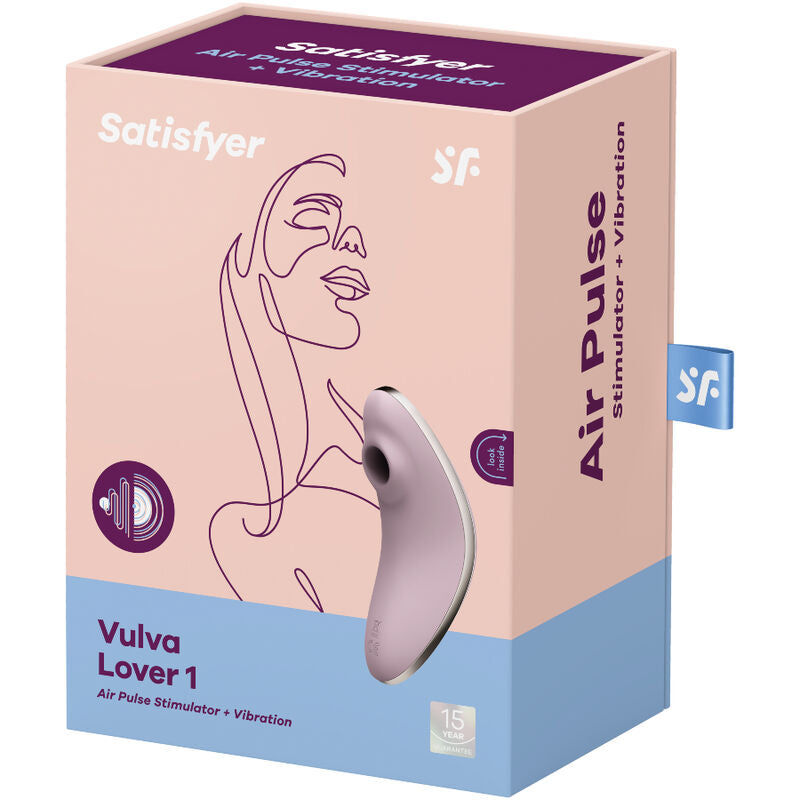 Satisfyer - Vulva Lover 1 luchtdrukstimulator & vibrator violet
