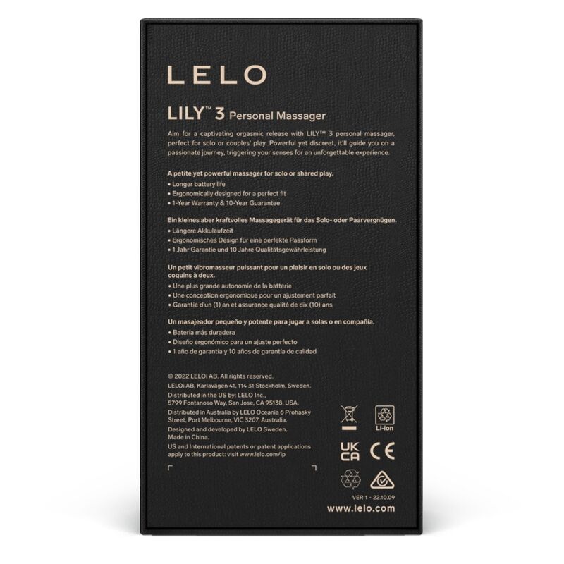 Lelo - Lily 3 personal massager - aqua groen