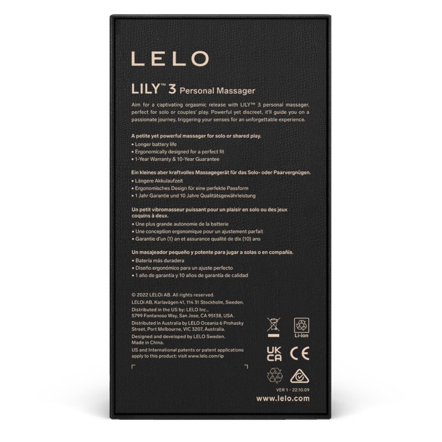 Lelo - Lily 3 personal massager - lilac