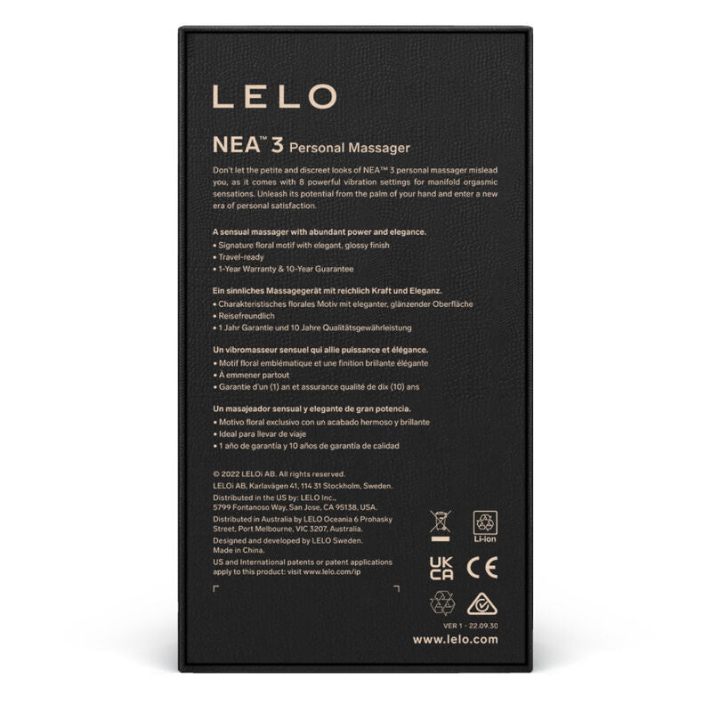Lelo - Nea 3 personal massager zwart