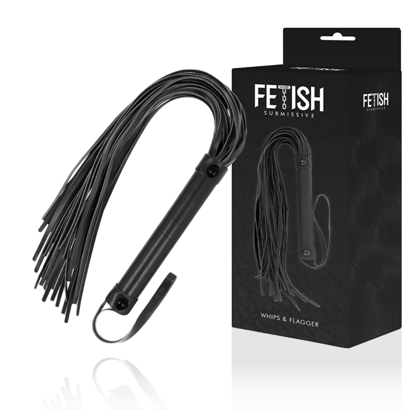 Fetish Submissive - Vegan leather whip