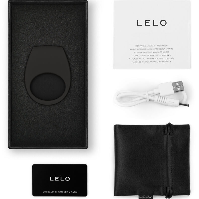 Lelo - Tor 3 zwart vibrator ring