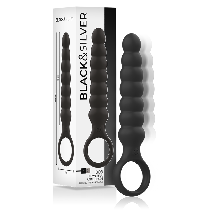 Black&Silver - Bob powerful siliconen anal dilator
