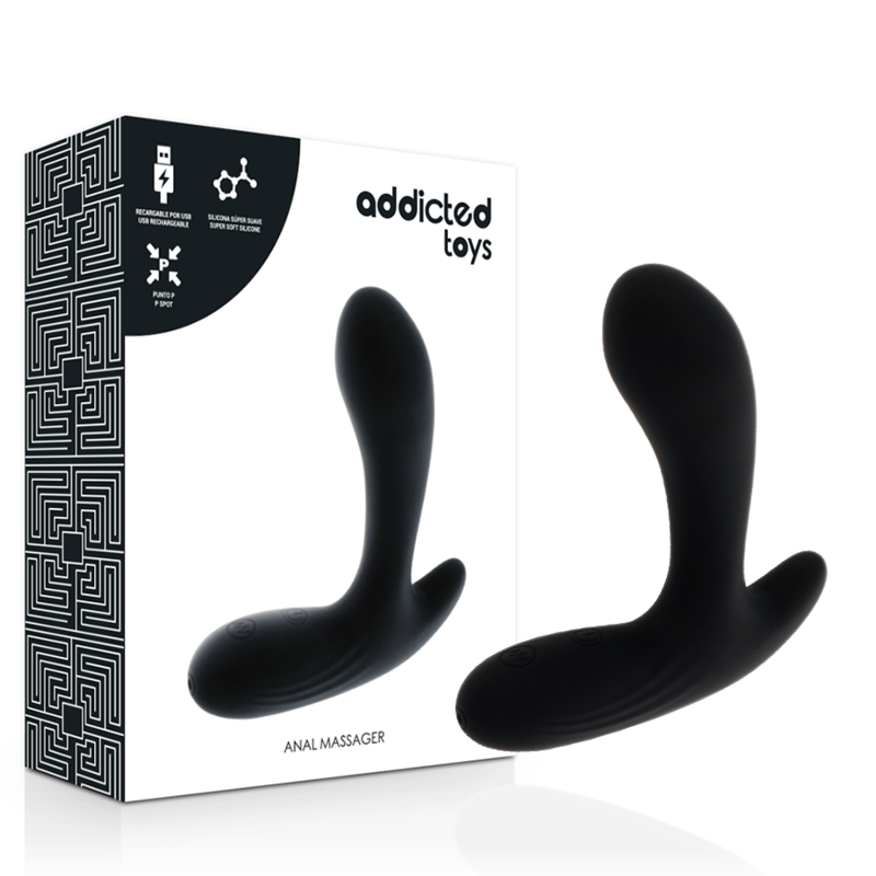 Addicted Toys - Anal massager zwart vibration