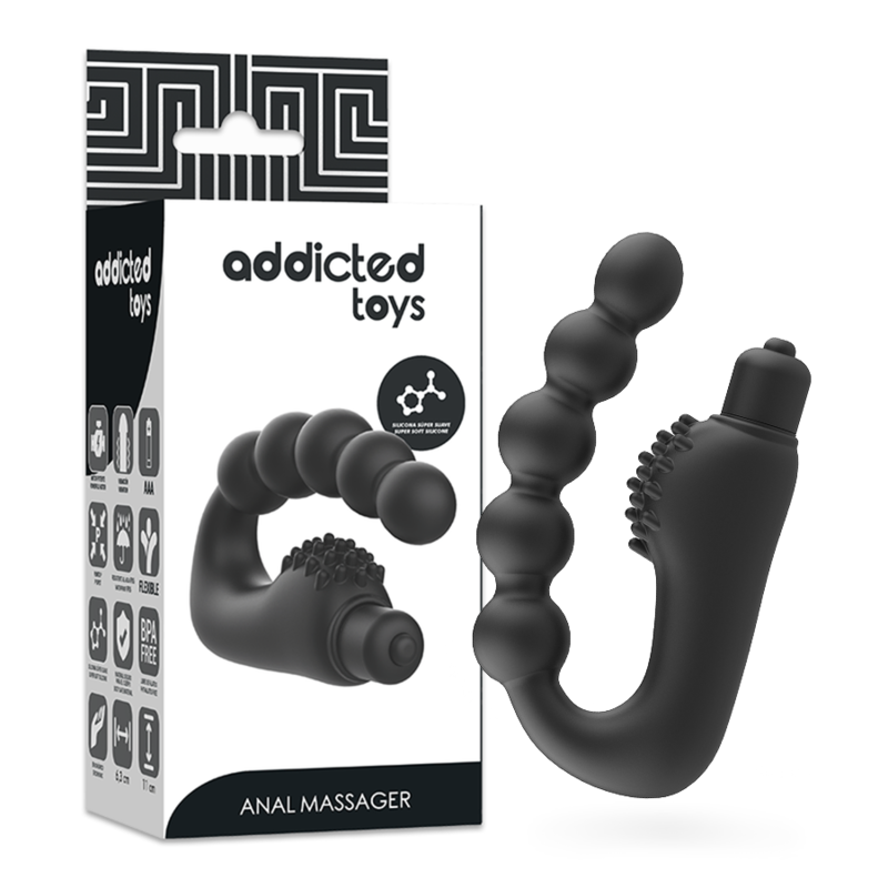 Addicted Toys - Anal massager prostatic met vibration