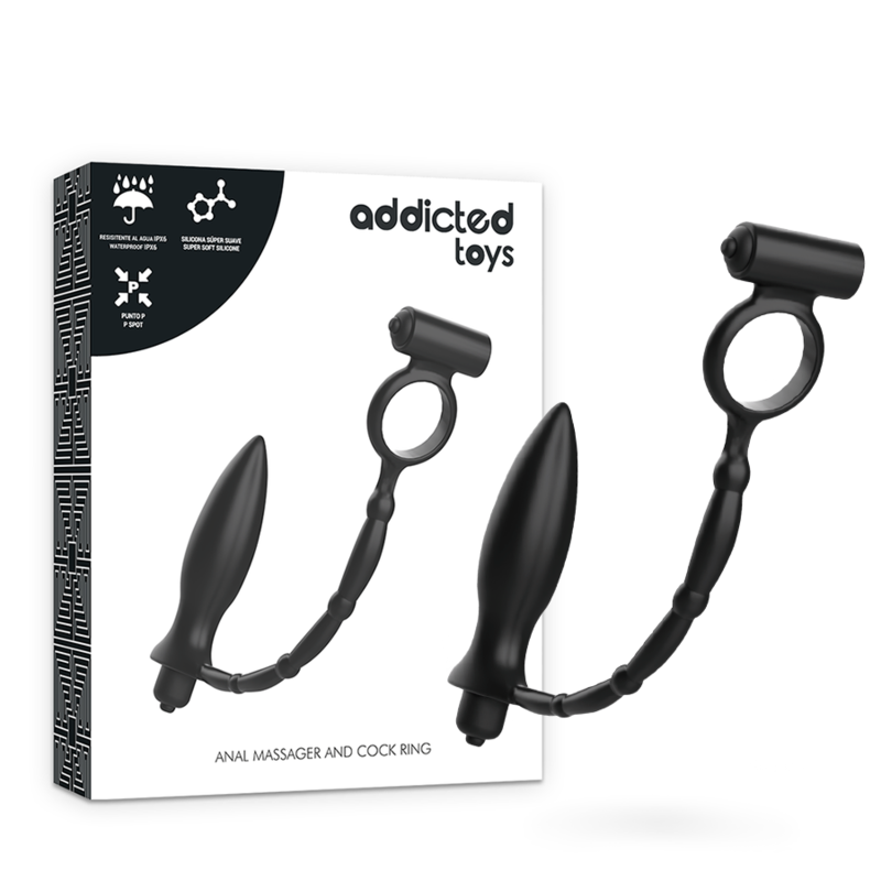 Addicted Toys - Buttplug met vibratory ring