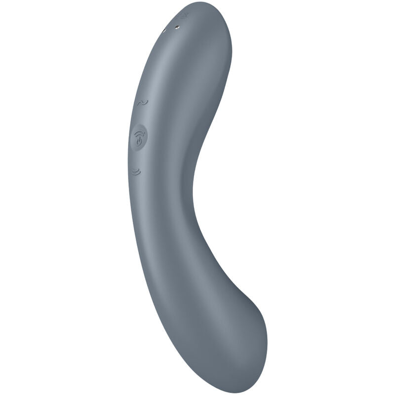 Satisfyer - Curve trinity 1 air pulse vibration grijs