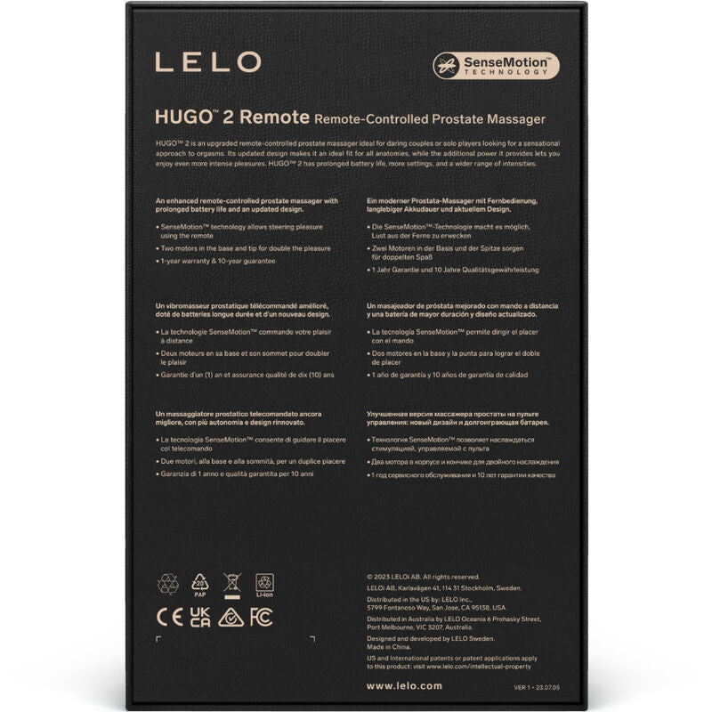 Lelo - Hugo 2 groen afstandsbediening prostate massager