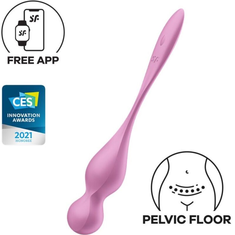 Satisfyer - Love birds vibrating kegel balls roze