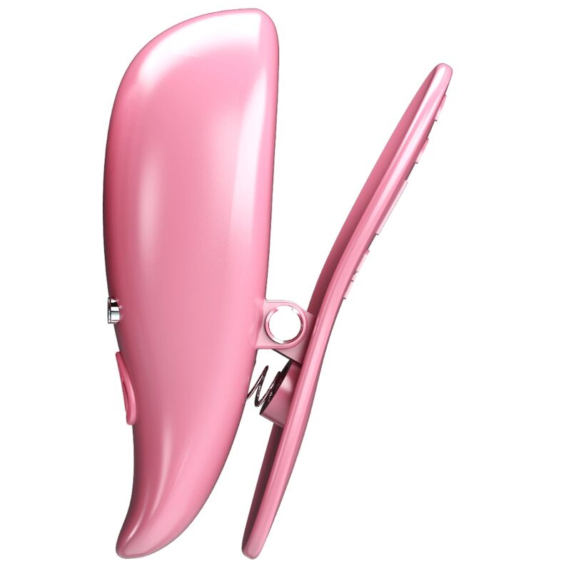 Pretty Love - Leaf vibrating nipple clamps roze