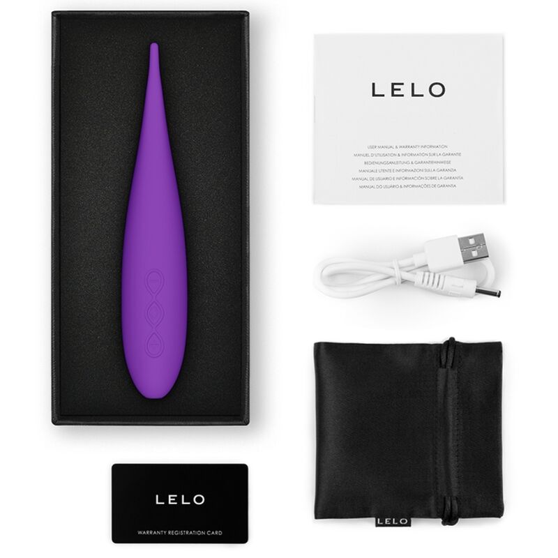 Lelo - Dot travel clitorisstimulator paars
