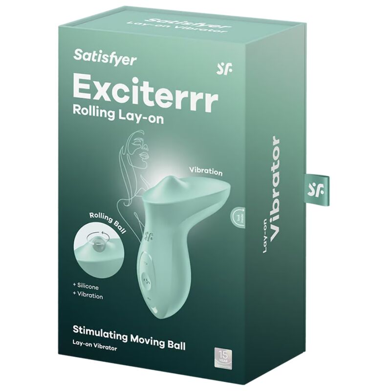 Satisfyer - Exciterrr oplegvibrator met roterende bal mint