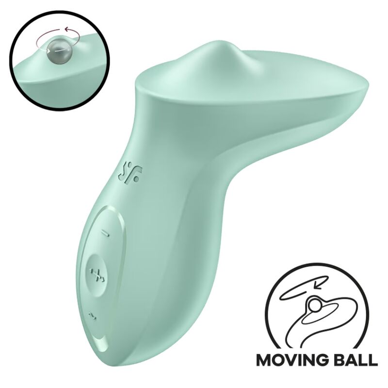 Satisfyer - Exciterrr oplegvibrator met roterende bal mint
