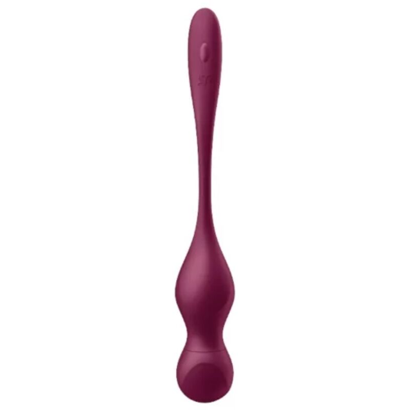 Satisfyer - Love Birds Vary vibrerende vaginale balletjes met app wijnrood
