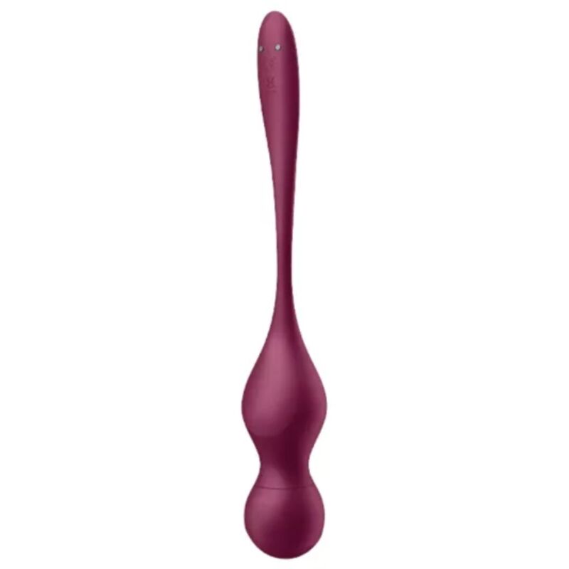 Satisfyer - Love Birds Vary vibrerende vaginale balletjes met app wijnrood