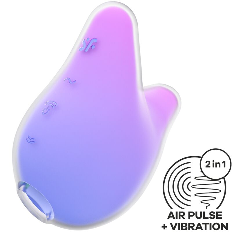 Satisfyer - Mermaid vibes stimulator & vibrator violet en roze