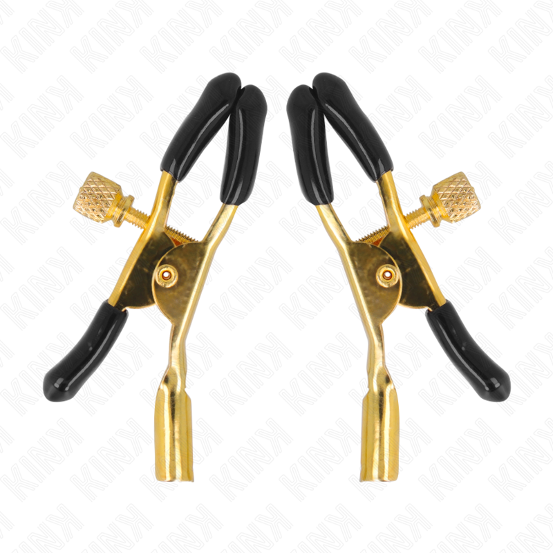 Kink - Goud nipple clamps 6 cm