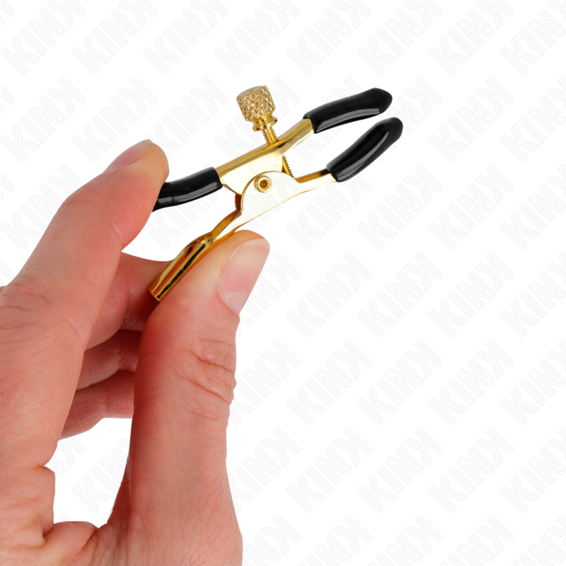 Kink - Goud nipple clamps 6 cm