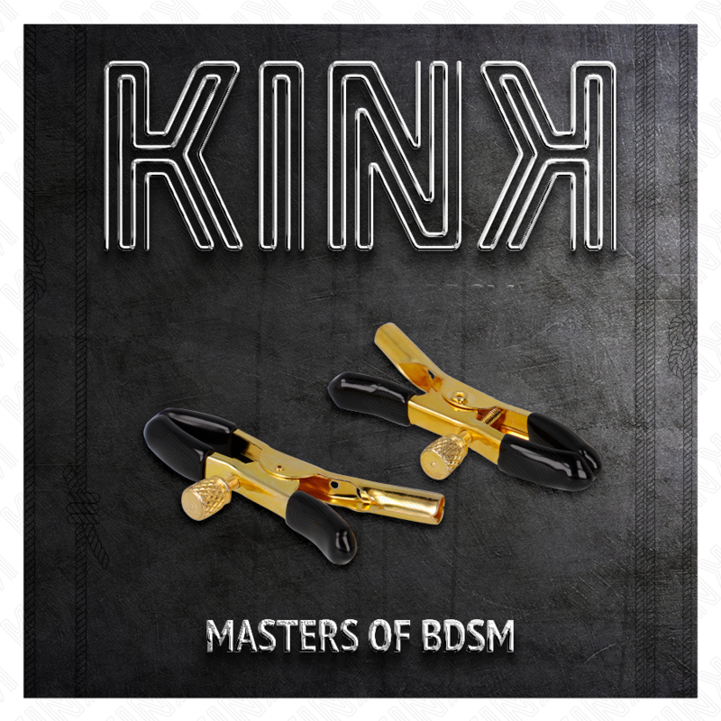 Kink - Goud nipple clamps 6 cm