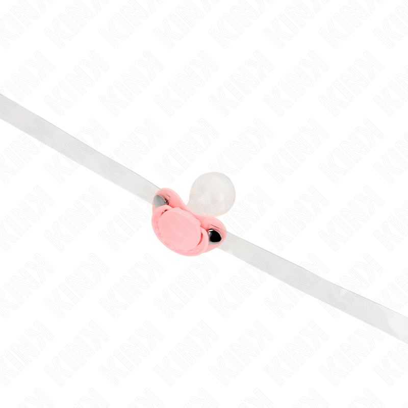 Kink - Roze speenvormige knevel verstelbaar 43-60 cm