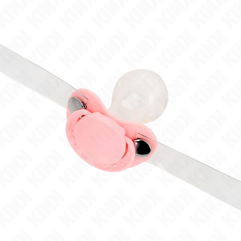 Kink - Roze speenvormige knevel verstelbaar 43-60 cm