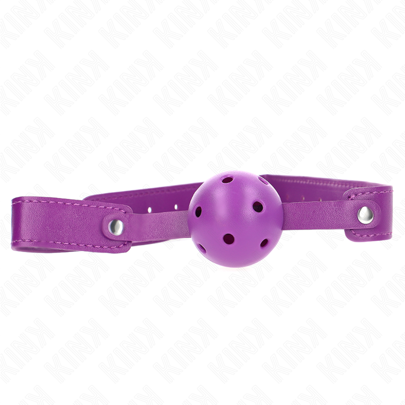 Kink - Paars breathable ball 4,5 cmgag 65 x 2,5 cm