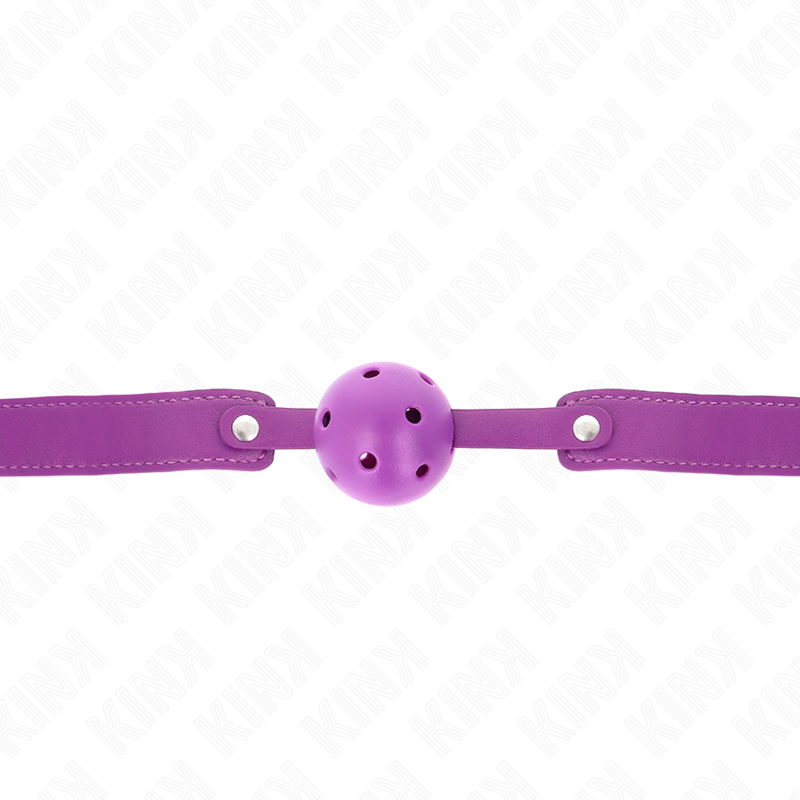 Kink - Paars breathable ball 4,5 cmgag 65 x 2,5 cm