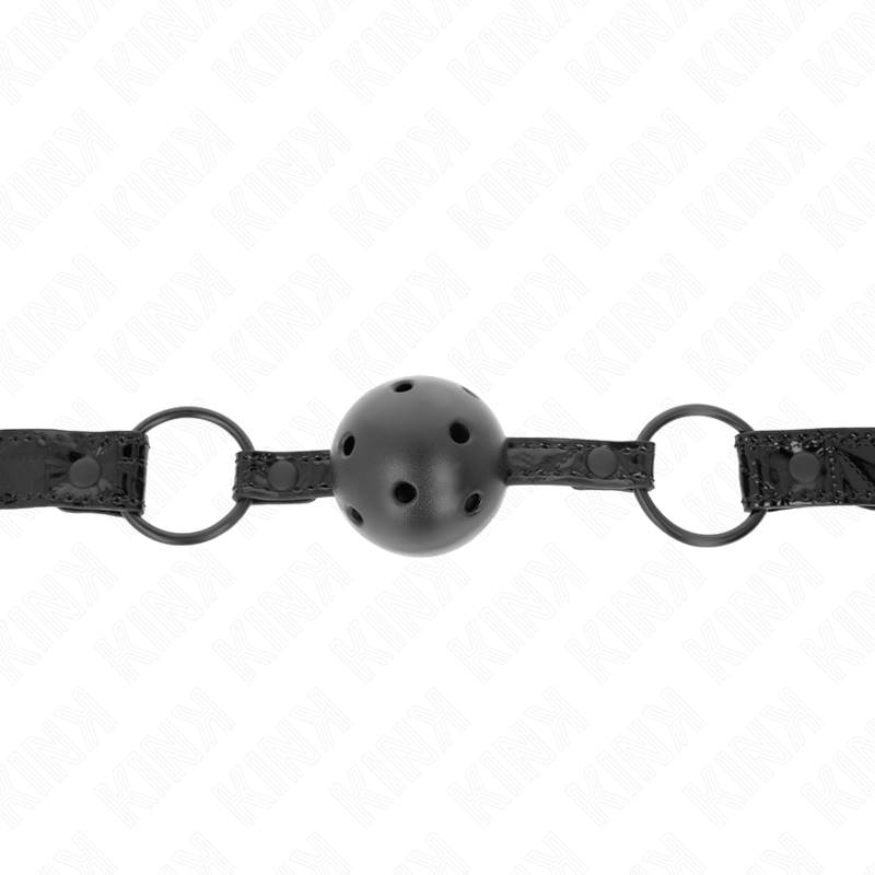 Kink - Diamond pattern ball 4,5 cm gag model 3 64,5 cm adjustable 42-60 cm