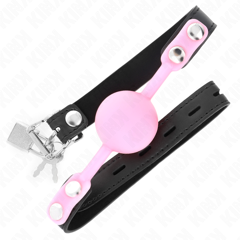 Kink - Lichtgevende siliconen ball gag 4 cm