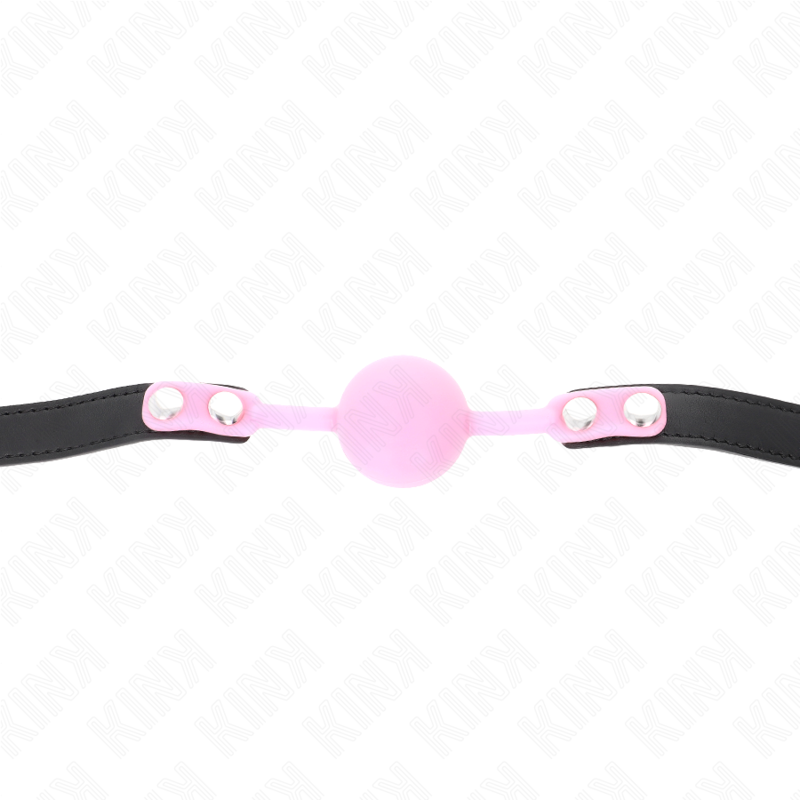 Kink - Lichtgevende siliconen ball gag 4 cm