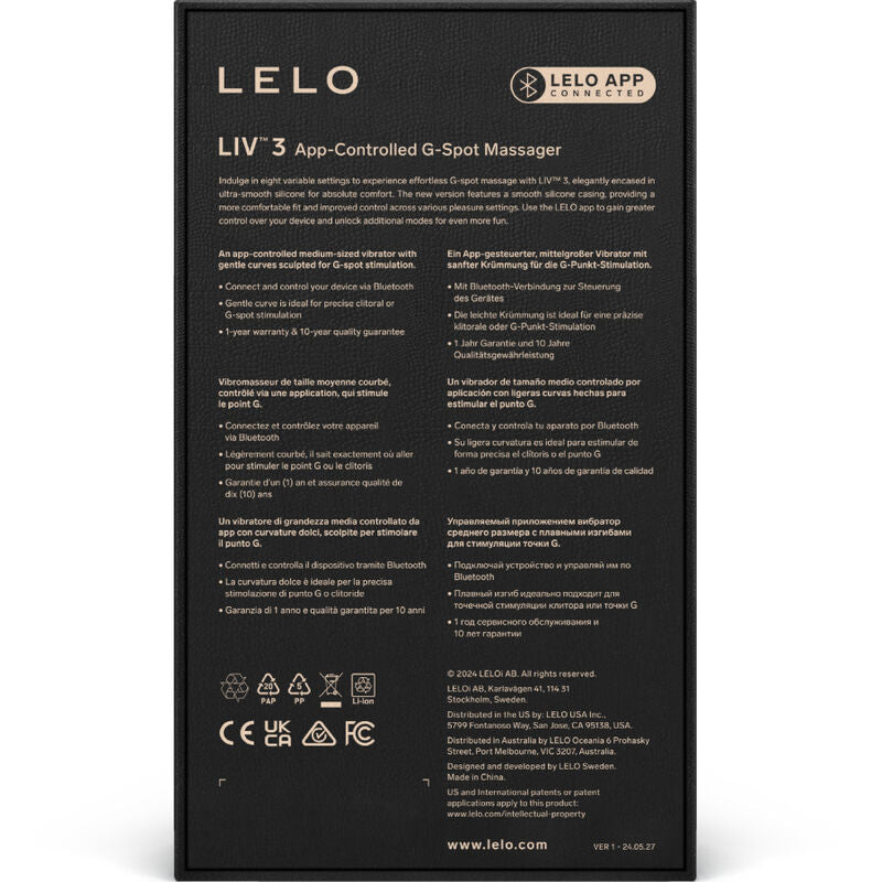 Lelo - Liv™ 3 g-spot stimulator blauw