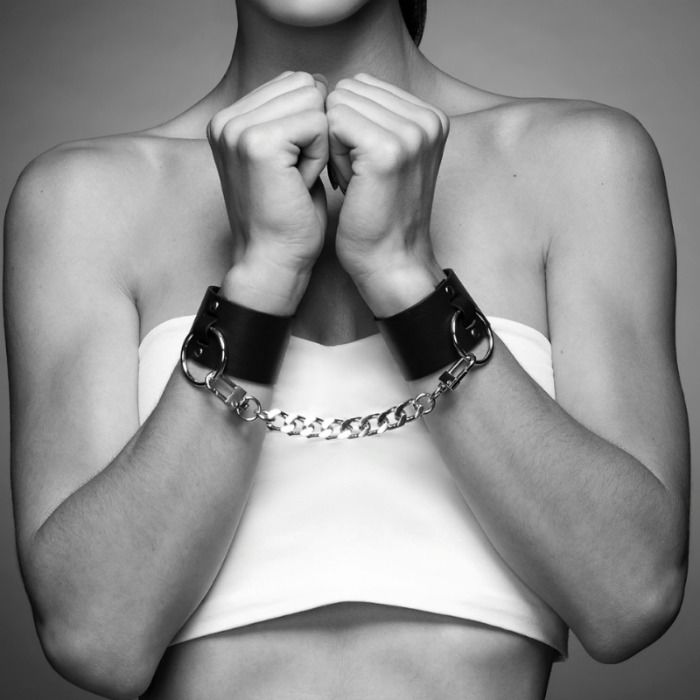 Bijoux Indiscrets - Maze wide cuffs zwart