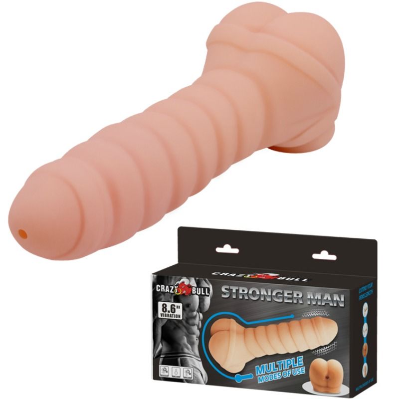 Crazy Bull - Multifunctional penis 21,8 cm