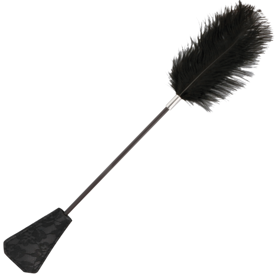 Darkness - Zwart love feather whip 56 cm
