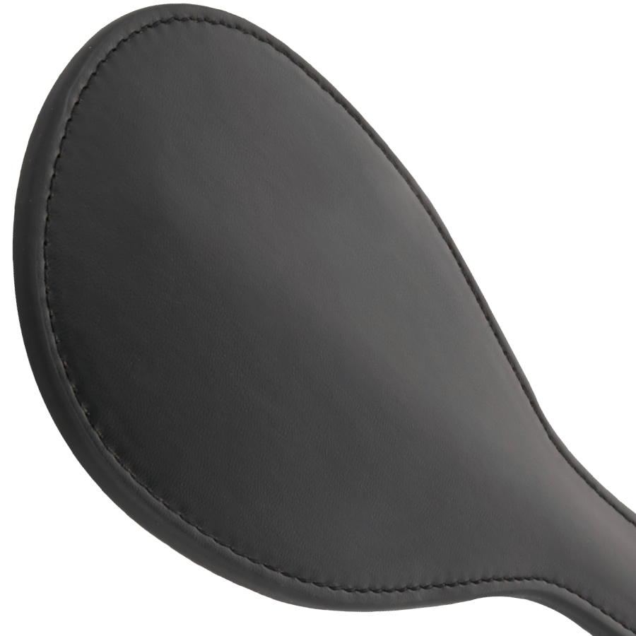 Darkness - Rounded zwart fetish paddle