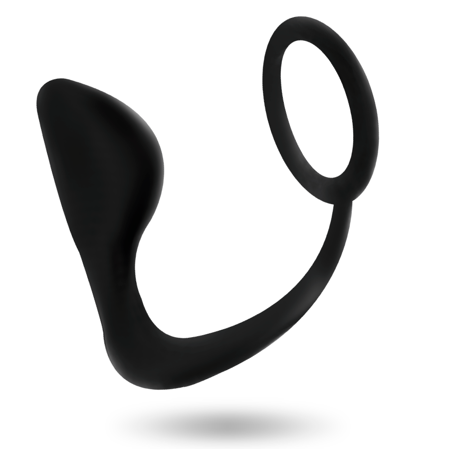 Addicted Toys - Buttplug met zwart penisring