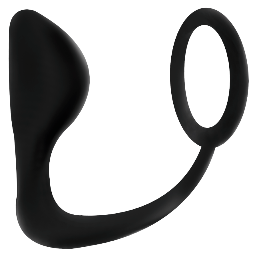 Addicted Toys - Buttplug met zwart penisring