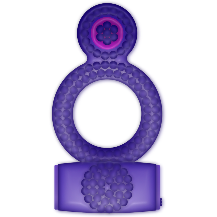 Casual Love - Ring vibrating double pleasure paars