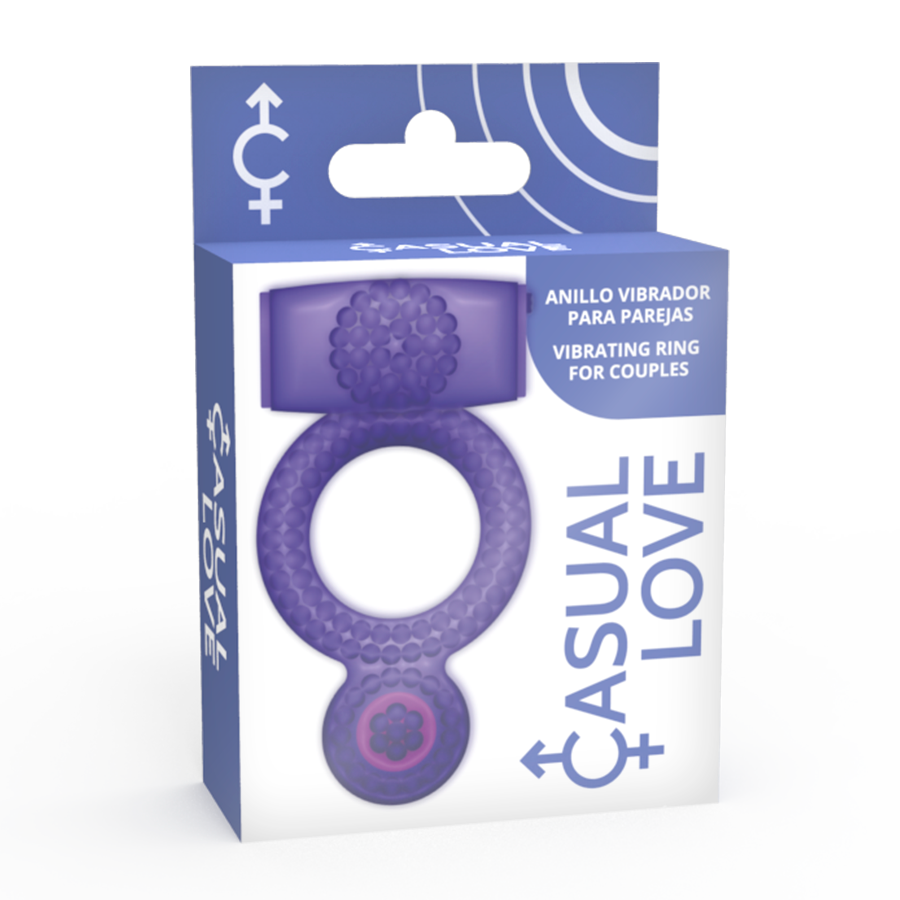 Casual Love - Ring vibrating double pleasure paars