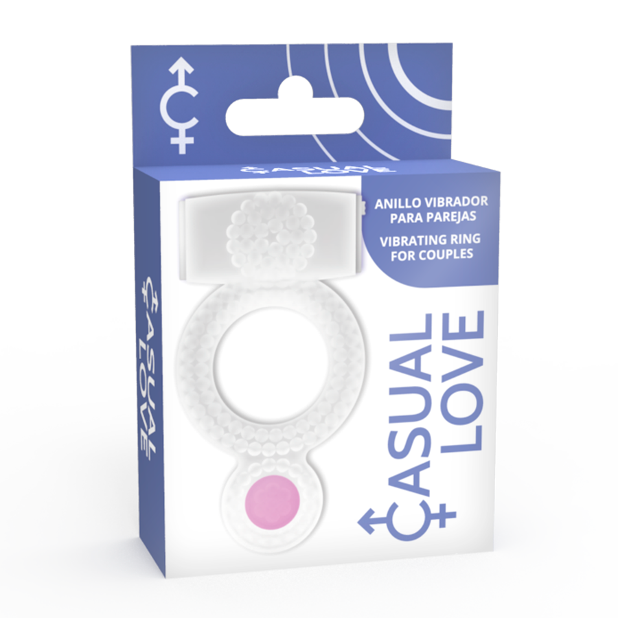 Casual Love - Ring vibrating double pleasure transparant