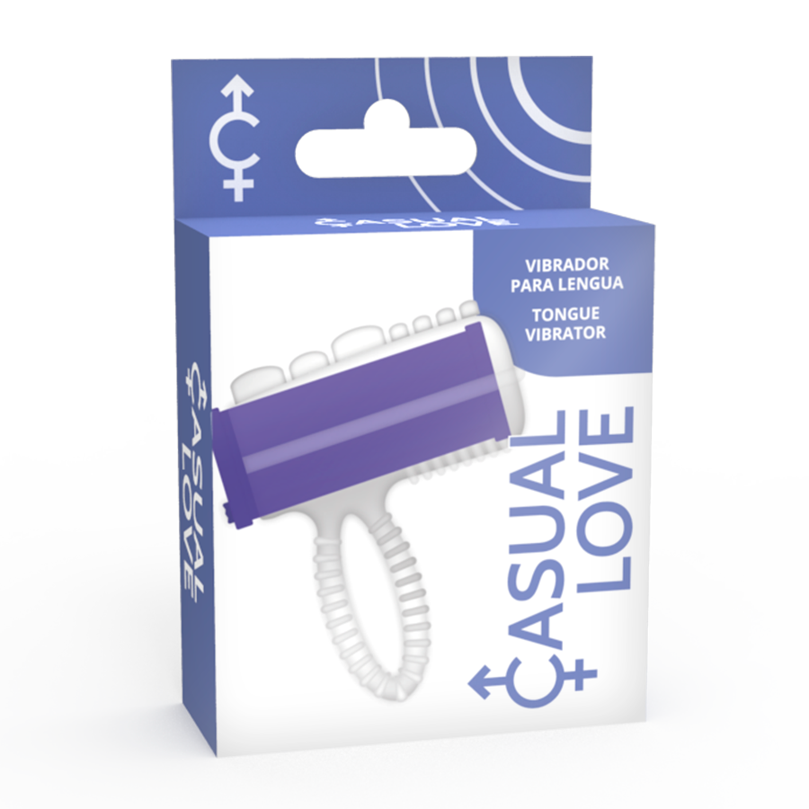 Casual Love - Ring tongue vibrating paars