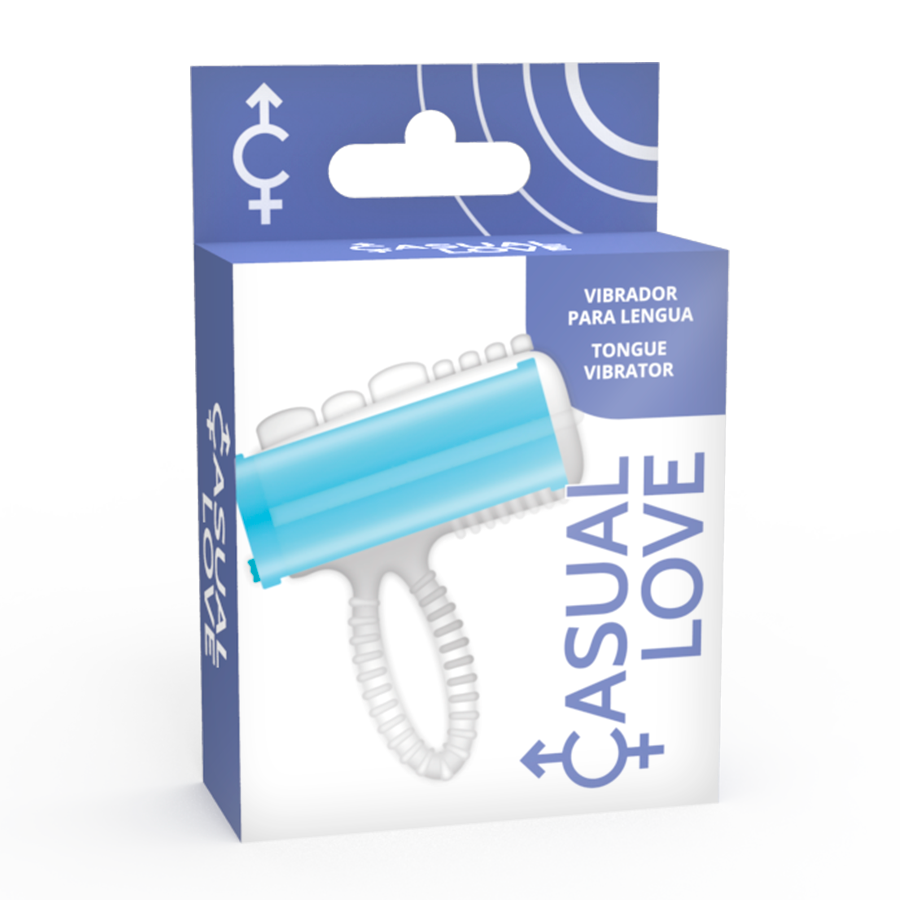 Casual Love - Ring tongue vibrating blauw