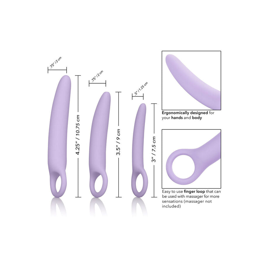Calexotics - Dr laura berman alena set of 3 siliconen dilators