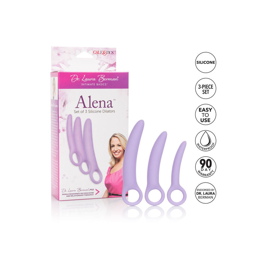 Calexotics - Dr laura berman alena set of 3 siliconen dilators